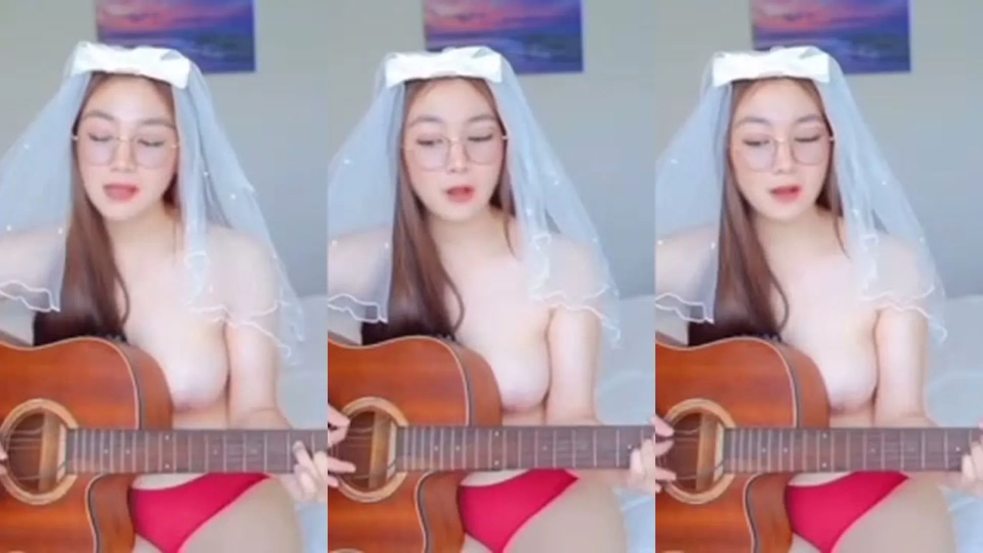 คลิปหลุดมาใหม่ Bewtifull น้องบิวตี้ ฟังเพลงเพราะๆ ลุคสาวในฝัน